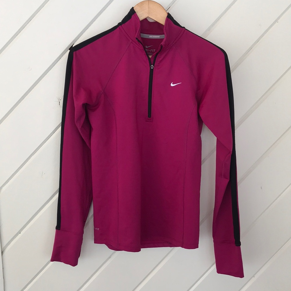 Nike Running Dri-Fit half zip reflective pullover